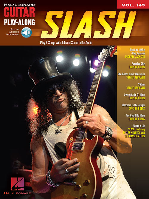 Slash - Guitar Play-Along Vol. 143 - Book/Online Audio