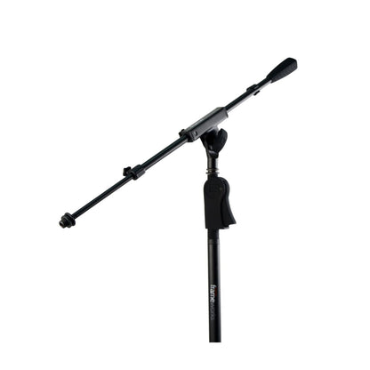 Frameworks Tripod Mic Stand With Telescoping Boom And Deluxe One-handed Clutch