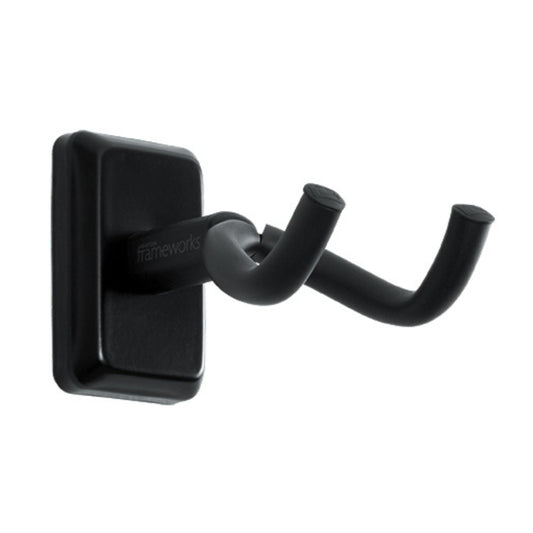 Frameworks Wall Mounted Guitar Hanger with Black Mounting Plate
