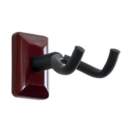 Frameworks Wall Mounted Guitar Hanger with Cherry Mounting Plate