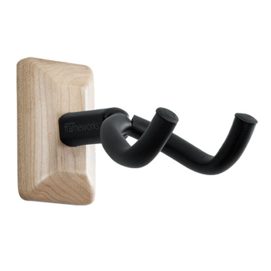 Frameworks Wall Mounted Guitar Hanger with Maple Mounting Plate