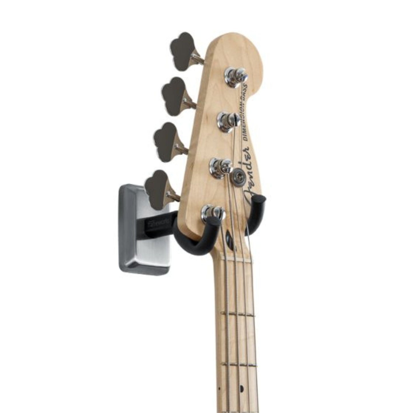 Frameworks Wall Mounted Guitar Hanger with Satin Chrome Mounting Plate