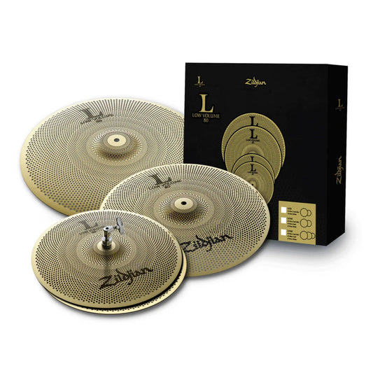 L80 Low Volume Cymbal Pack - 14"/16"/18"