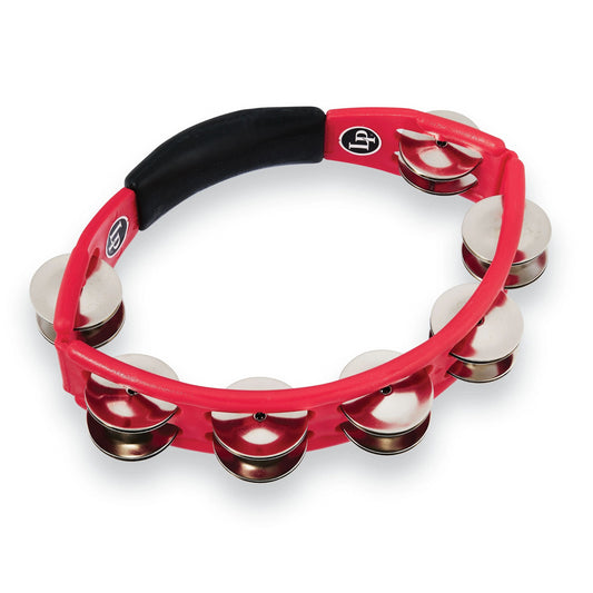 Cyclops Handheld Tambourine - Red w/ Steel Jingles