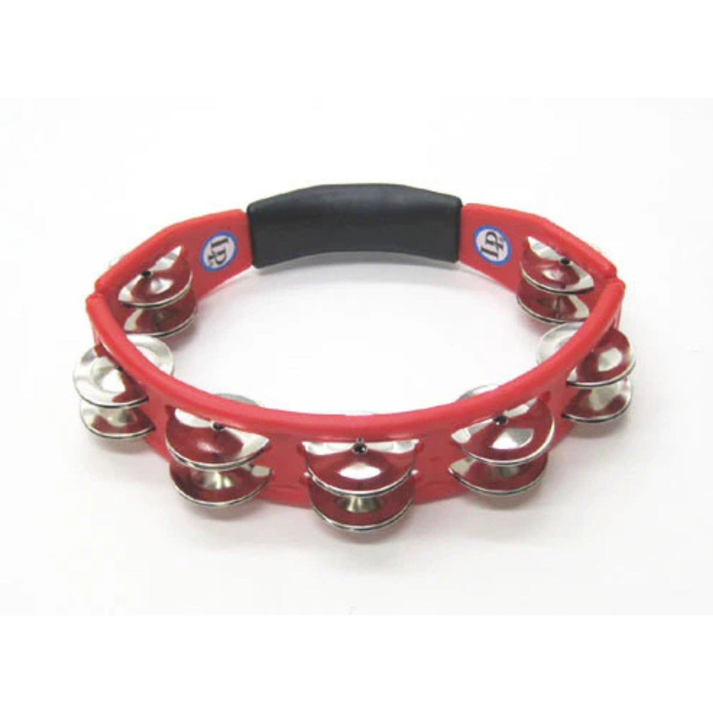 Cyclops Handheld Tambourine - Red w/ Steel Jingles