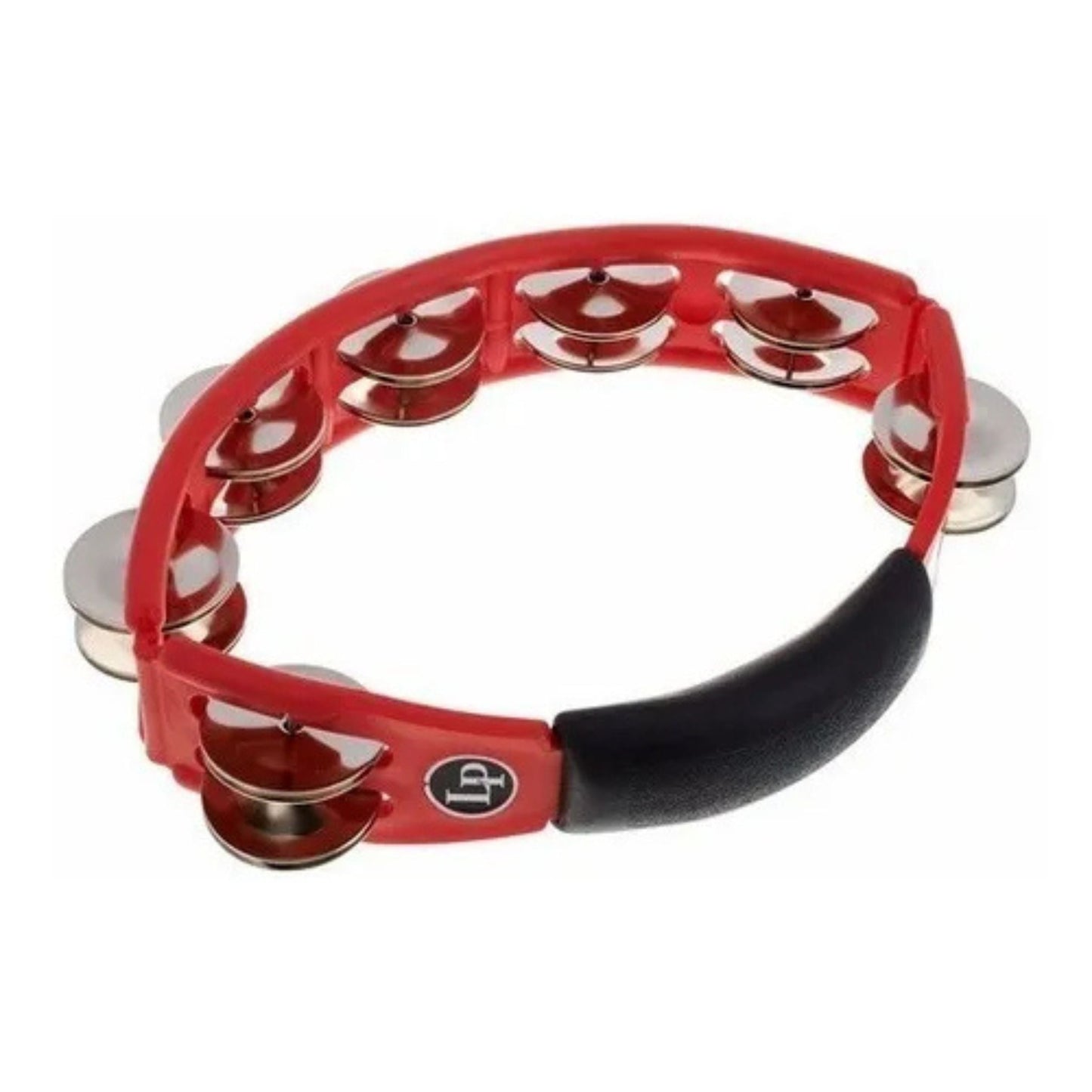 Cyclops Handheld Tambourine - Red w/ Steel Jingles