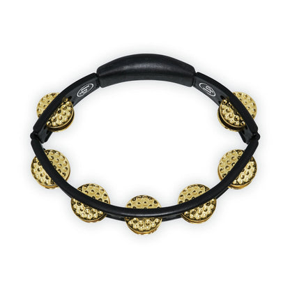 Cyclops Handheld Dimpled Tambourine - Brass