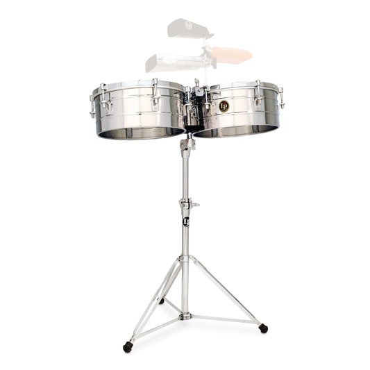 Tito Puente 14" & 15" Timbales - Stainless Steel