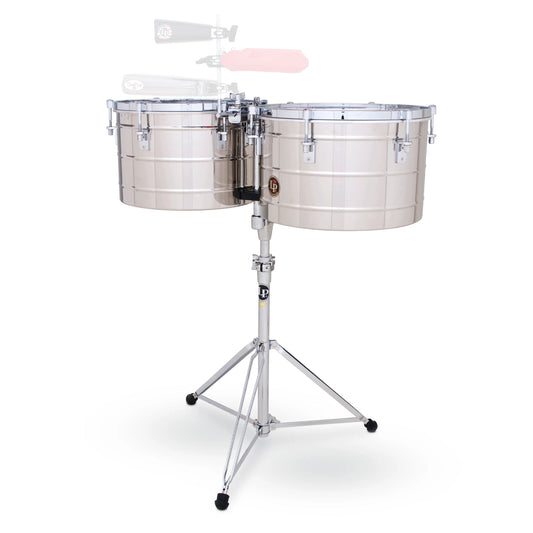 Tito Puente 15" & 16" Timbales - Stainless Steel