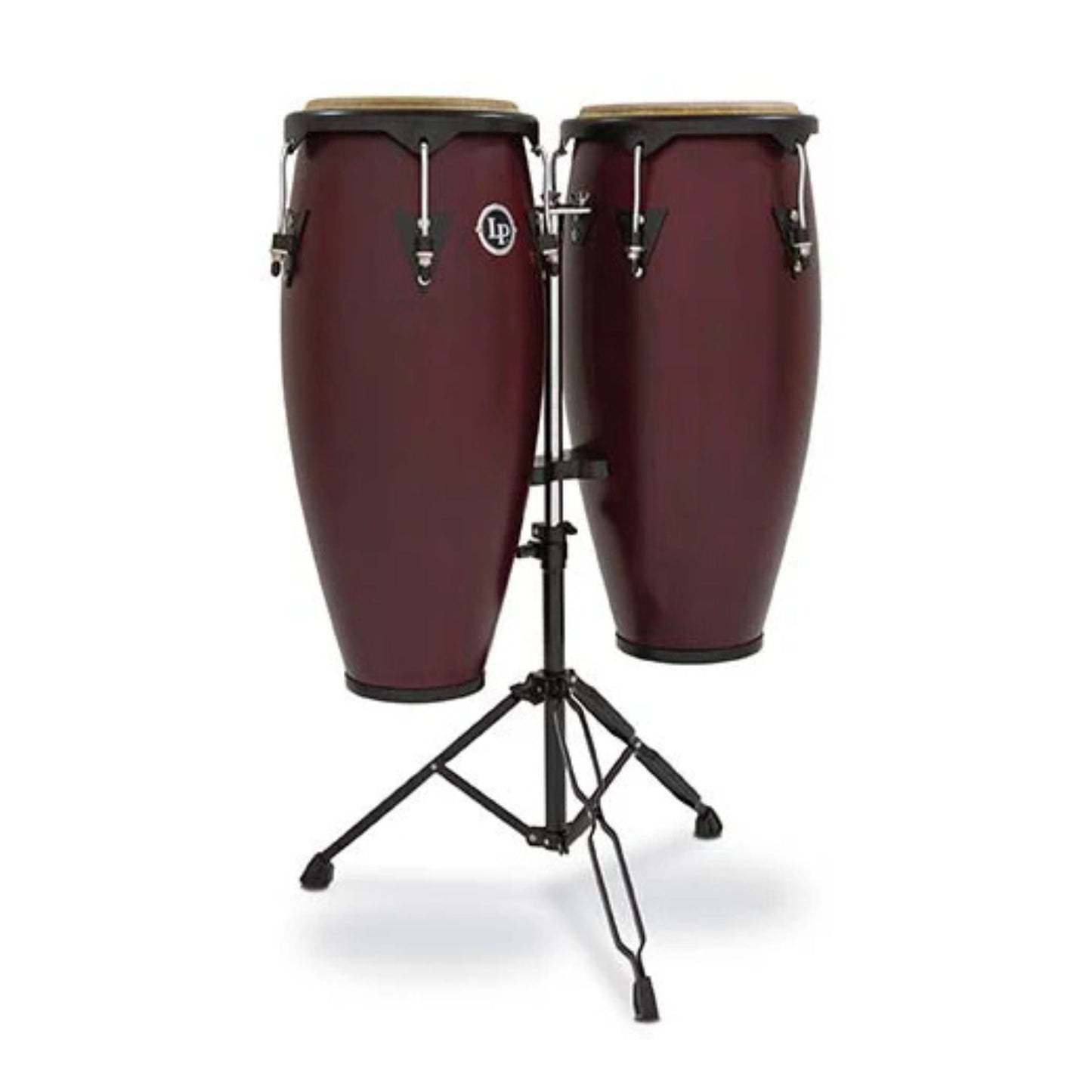 City 10" and 11" Conga Set - Dark Wood