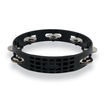 Aspire 8" Tambourine - Black w/ Steel Jingles
