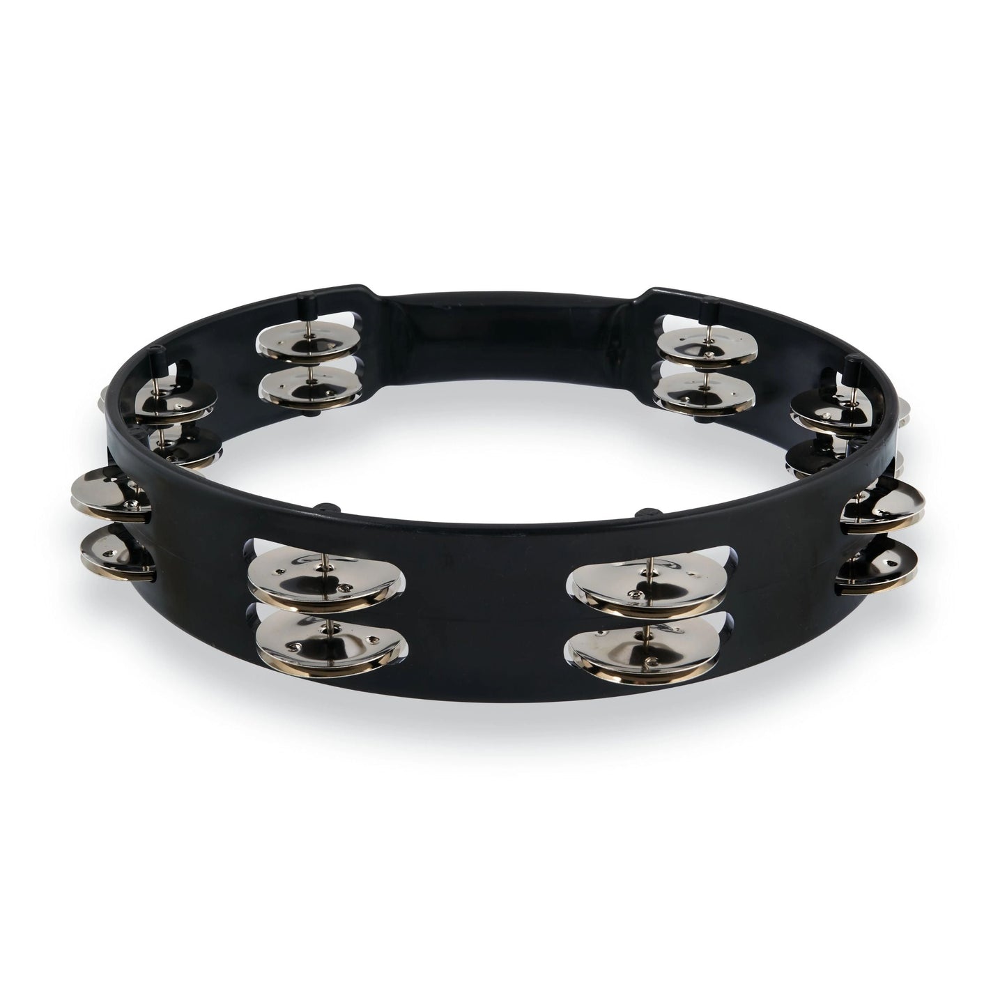 Aspire 10" Tambourine - Black w/ Steel Jingles