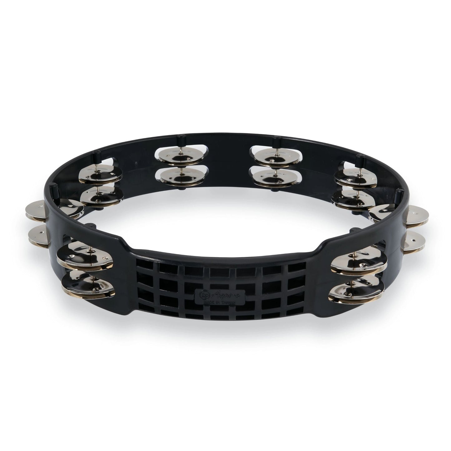 Aspire 10" Tambourine - Black w/ Steel Jingles