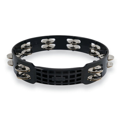 Aspire 10" Tambourine - Black w/ Steel Jingles