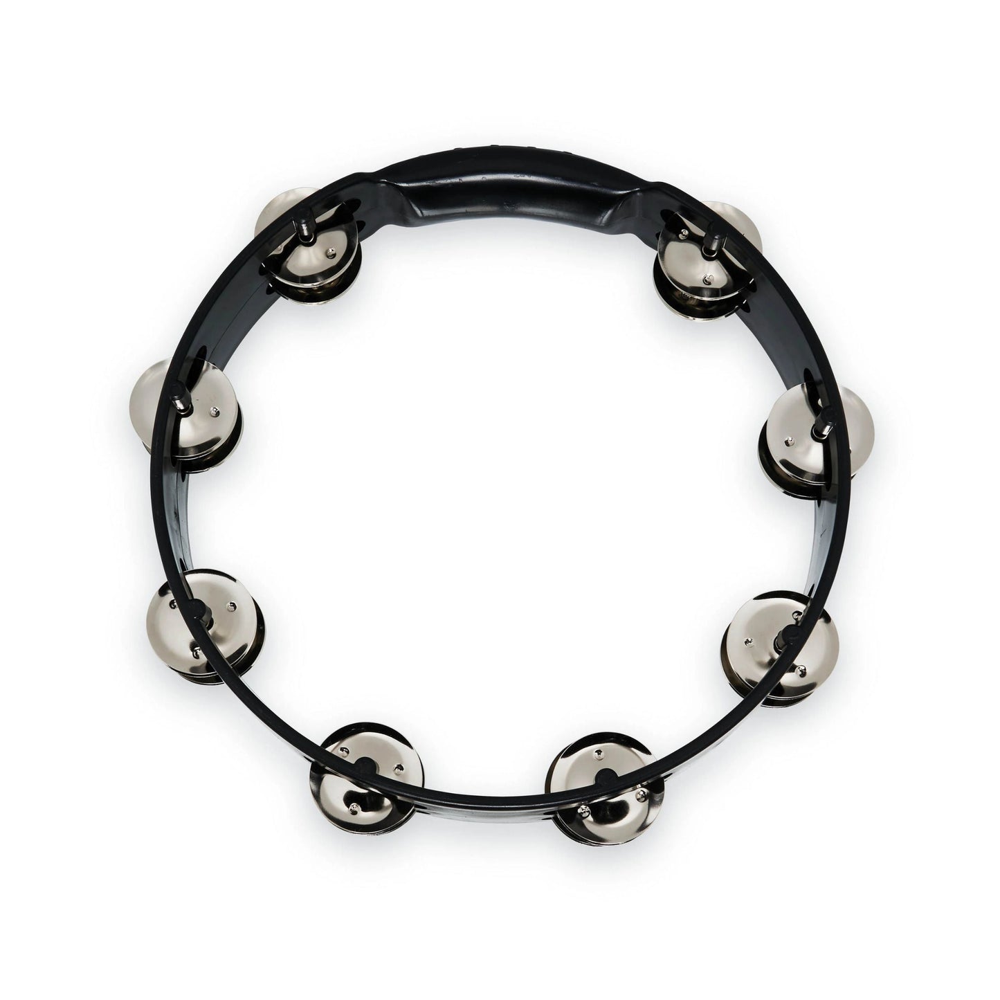 Aspire 10" Tambourine - Black w/ Steel Jingles