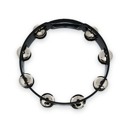 Aspire 10" Tambourine - Black w/ Steel Jingles