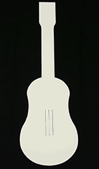 Little Wing Decorate Your Own Acoustic Guitar (12pk)