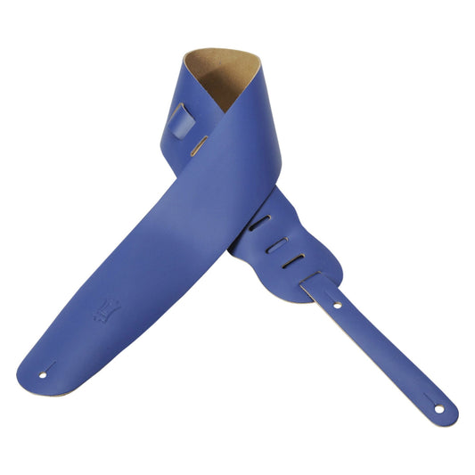 Lead Leather Series Bass Strap - Royal Blue