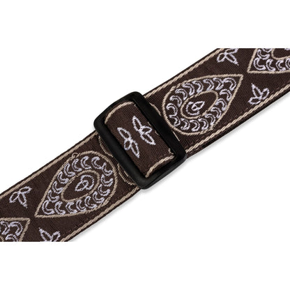 Sixties Hootenanny Series Guitar Strap - Brown