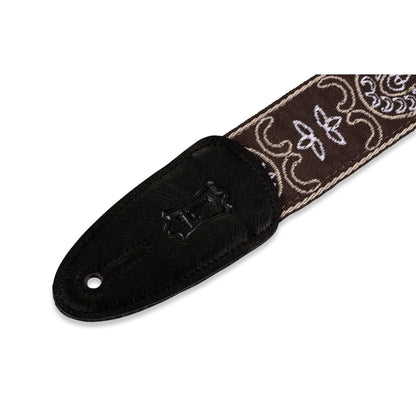 Sixties Hootenanny Series Guitar Strap - Brown