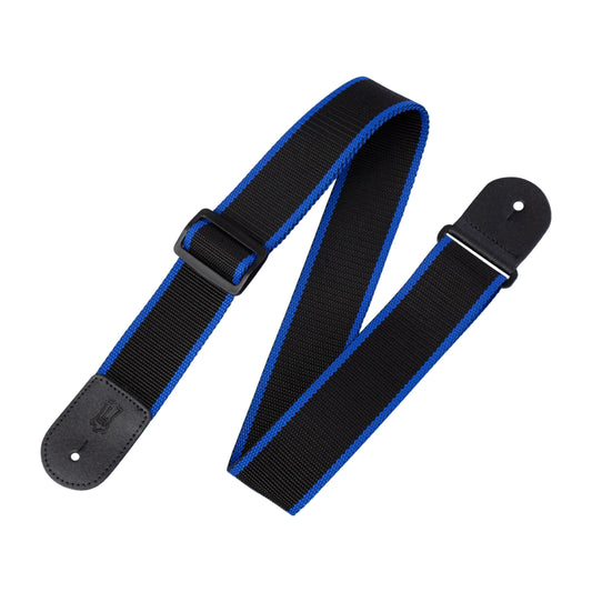 Single Tone Series Guitar Strap - Black & Blue