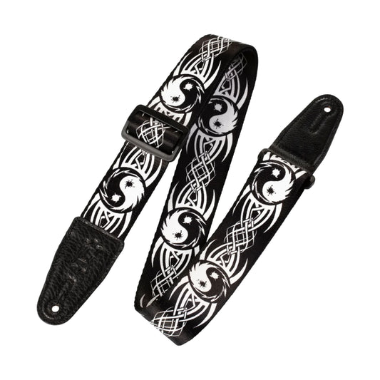 Polyester Guitar Strap - Tribal Ying Yang