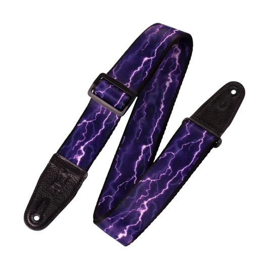Polyester Guitar Strap - Lightning