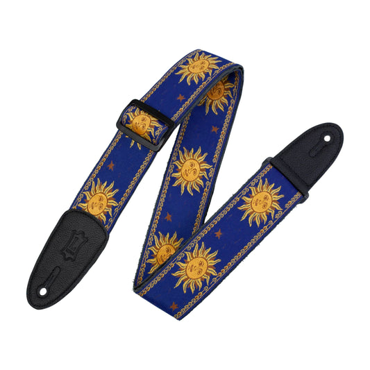 Sun Motif Series Guitar Strap - Blue