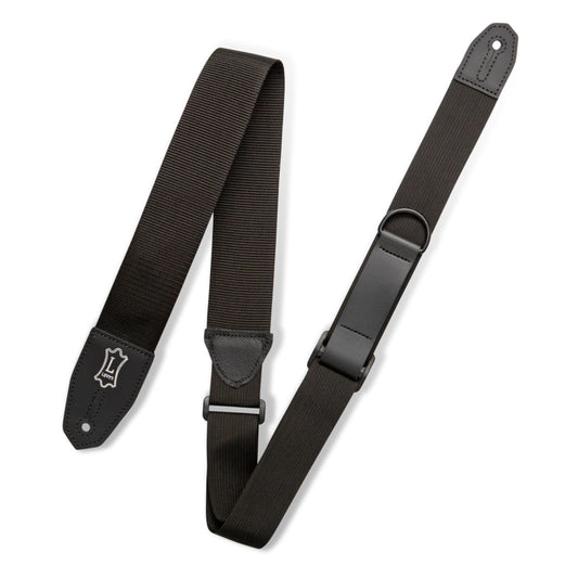 Right Height Polyester Guitar Strap - Black