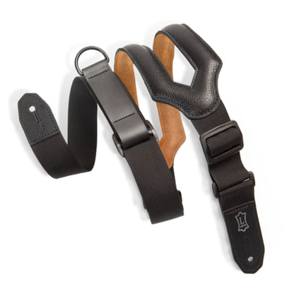 Right Height Ergonomic Guitar Strap - Black