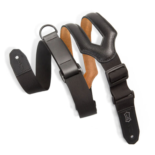 Right Height Ergonomic Guitar Strap - Black