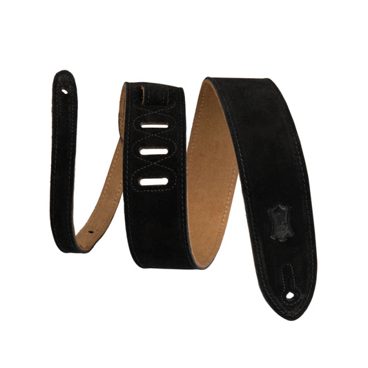 Suede Guitar Strap - Black
