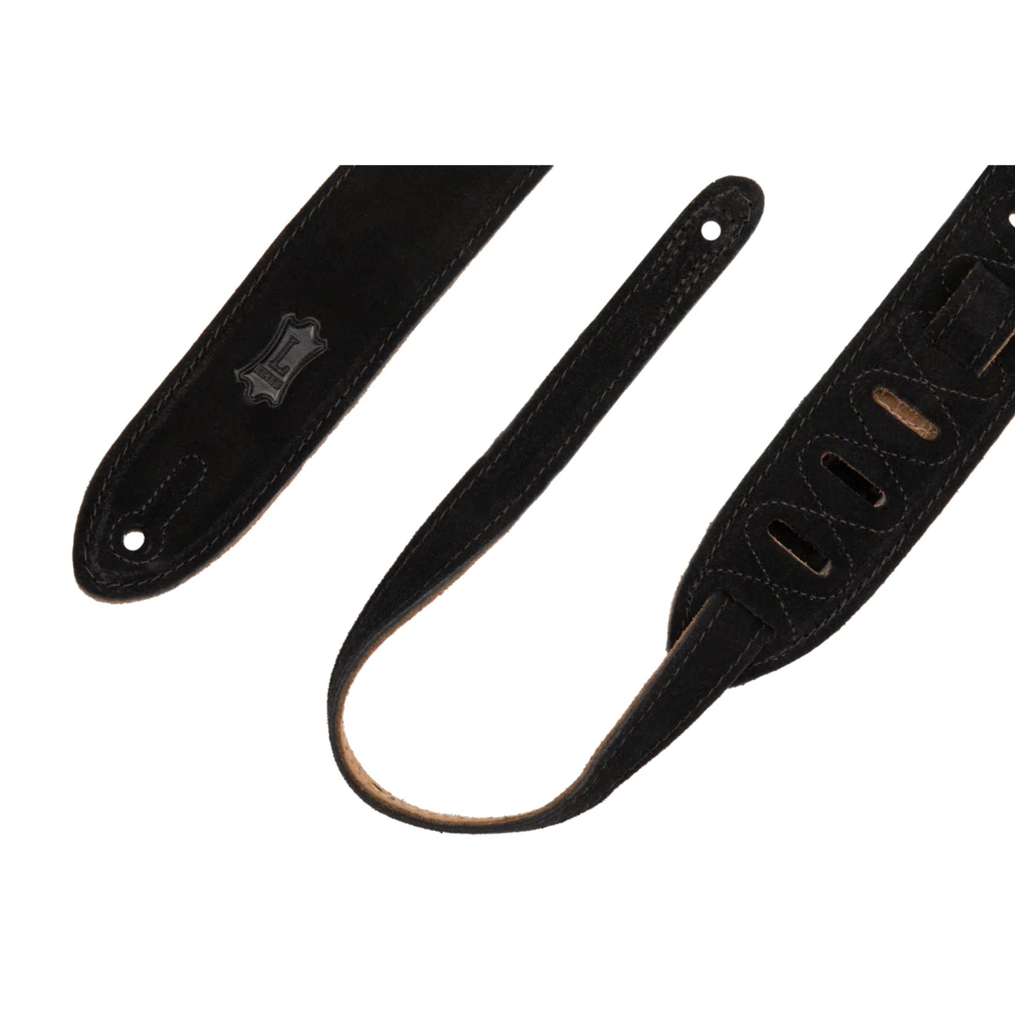 Suede Guitar Strap - Black