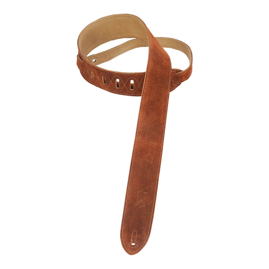 Suede Guitar Strap - Brown