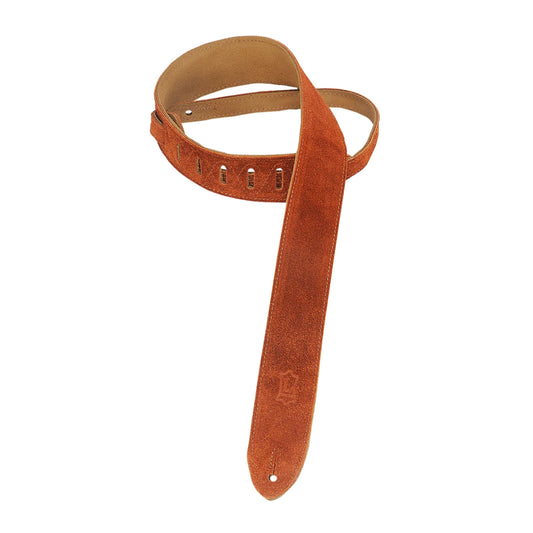 Suede Guitar Strap - Copper