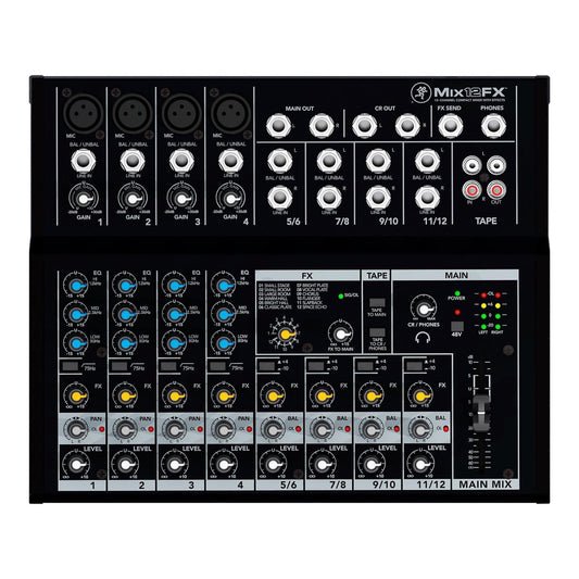 Mix12FX 12-Channel Compact Mixer with Effects