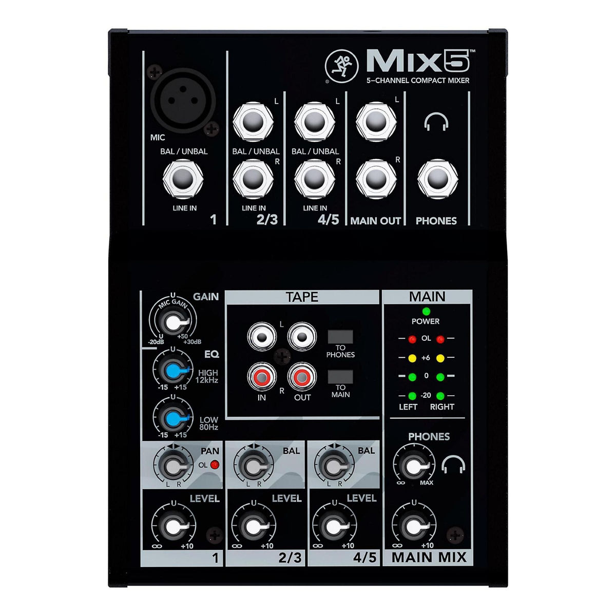 Mix5 5-Channel Compact Mixer