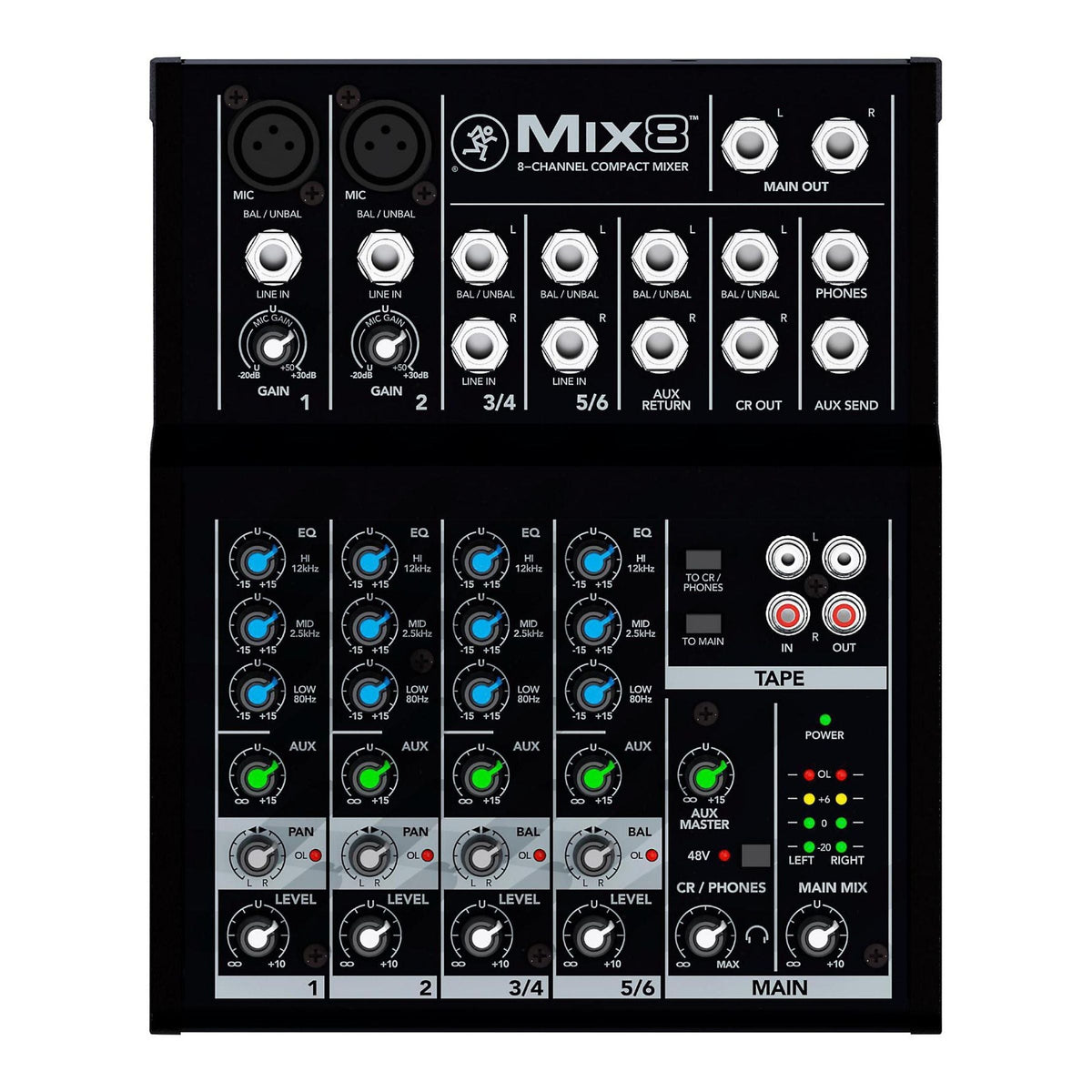 Mix8 8-Channel Compact Mixer