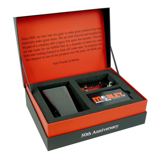 Morley 50th Anniversary Chrome Pedal Bundle