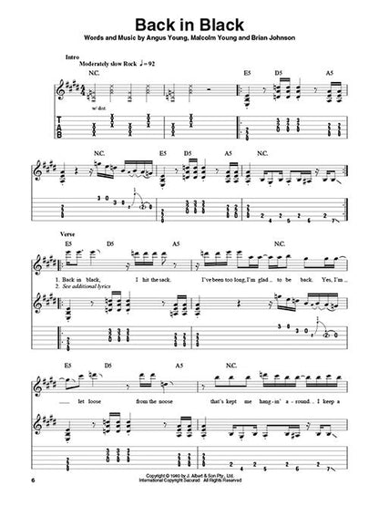 AD/DC - Easy Guitar Play-Along Vol. 13 - Book/Online Audio