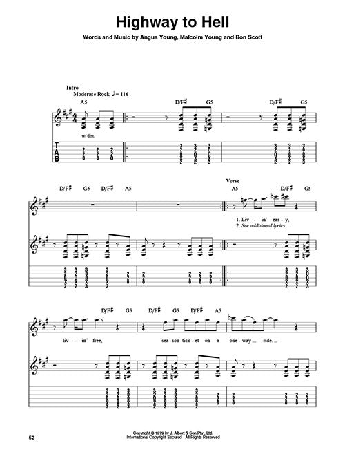AD/DC - Easy Guitar Play-Along Vol. 13 - Book/Online Audio