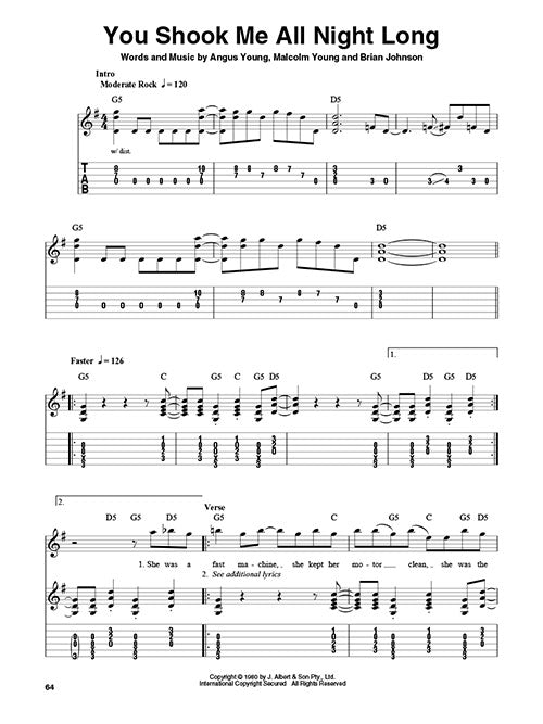 AD/DC - Easy Guitar Play-Along Vol. 13 - Book/Online Audio