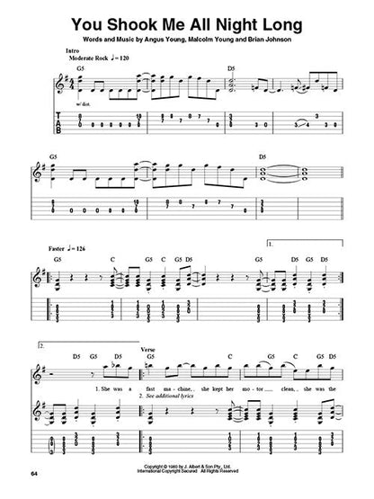 AD/DC - Easy Guitar Play-Along Vol. 13 - Book/Online Audio
