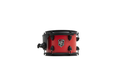 SJC Endeavor Complete 5pc Kit (10/12/16/22/14sn) Gibraltar Hardware, Paiste Cymbal Pack - Rocker Red