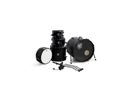 Sjc Endeavor Complete 5pc Kit (10/12/16/22/14sn) Gibraltar Hardware, Paiste Cymbal Pack - Method Black