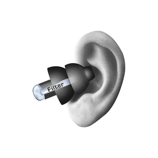 PartyPlug Earplugs - Black - Individual Pack