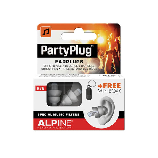 PartyPlug Earplugs - Silver Grey - Individual Pack