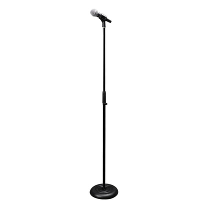 Rok-It Round Base Mic Stand with Twist Clutch