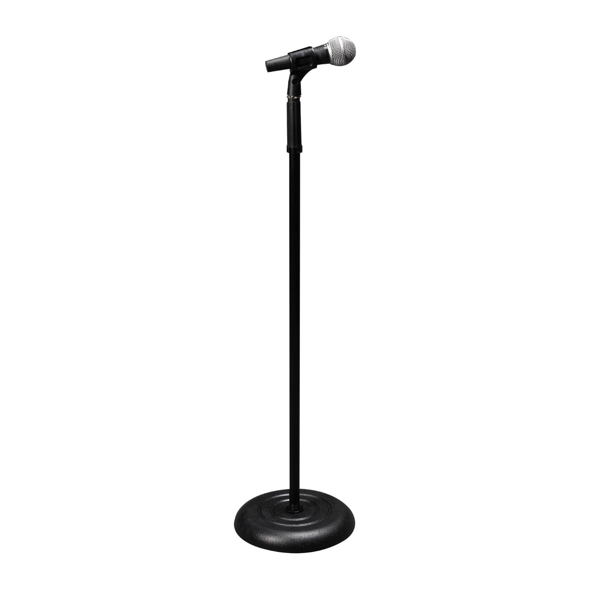 Rok-It Round Base Mic Stand with Twist Clutch