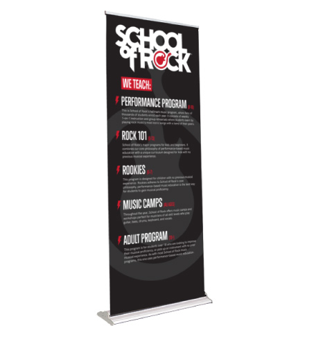 Retractable Banner + Stand